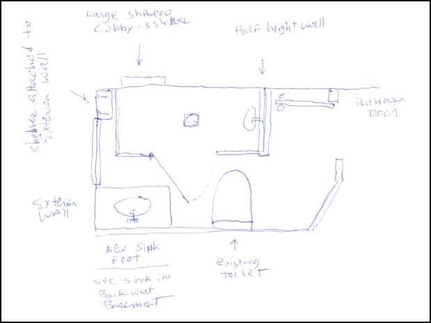 Bathroom 3 Sketch V1