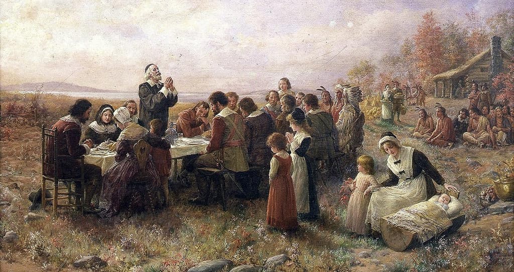 Happy Thanksgiving-Old Time Postcard-The-New-England-Boys-Song-about-Thanksgiving-Day-spillwords