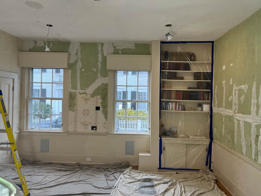 CMH West Wing fall 2023 renovation. During West Wing electrical work